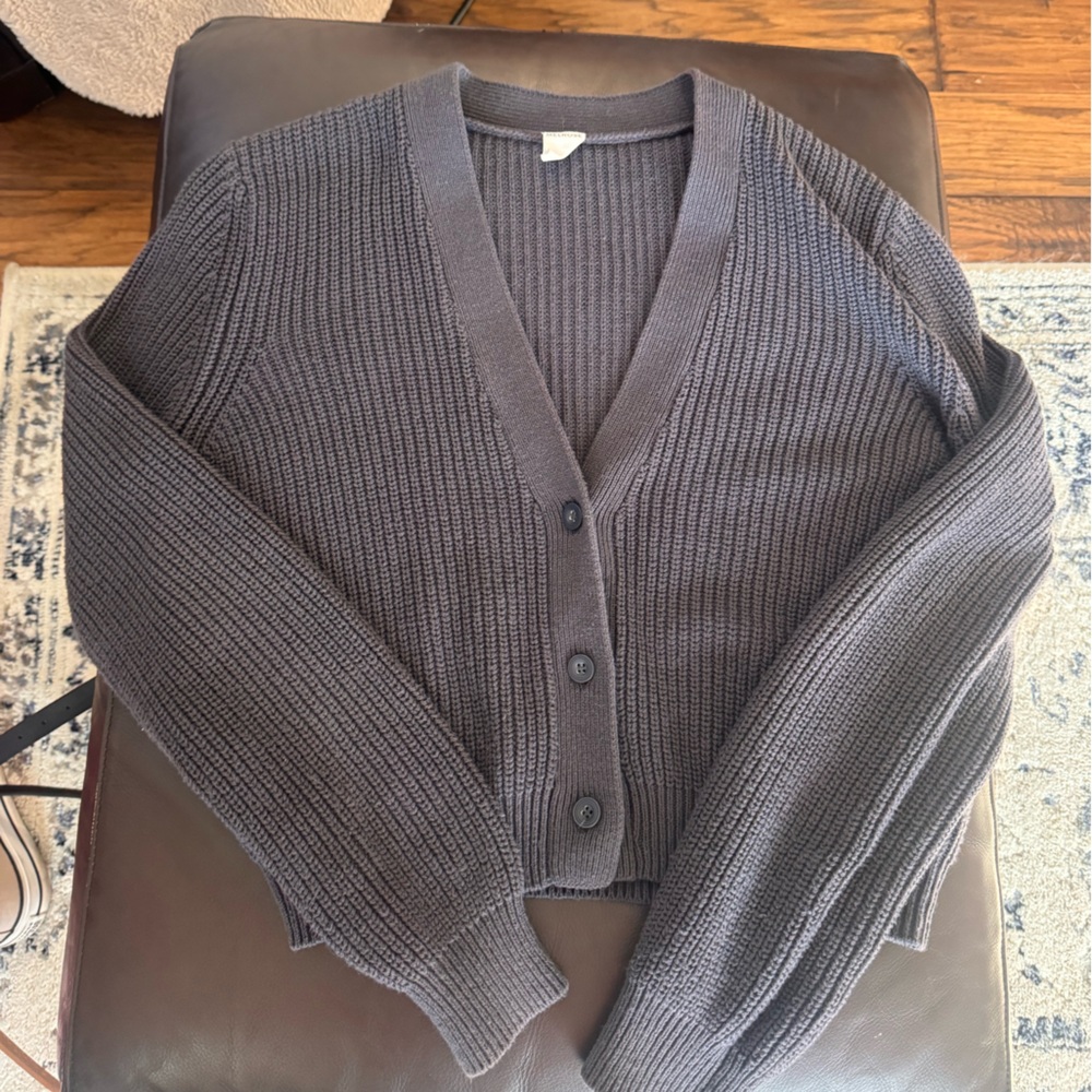 Melrose and Market Charcoal Cardigan